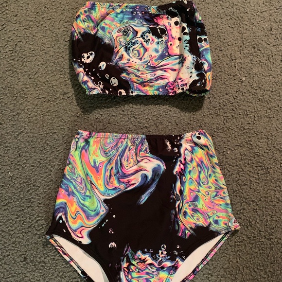 ravewithmigente Other - Acid wash Rave set